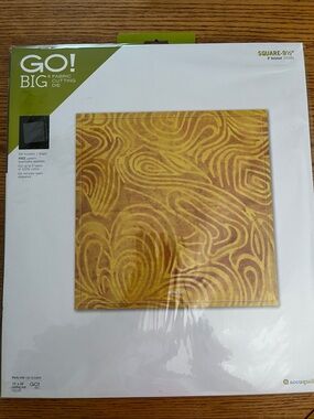 Fabric Cutting Die - Yellow Gold Square Accent